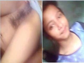 Desi girl gets naked and gives blowjob to her boyfriend