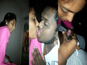 South Indian couple's home video featuring blowjob