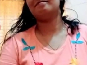 Desi Bhabi with big boobs shows and jerks off