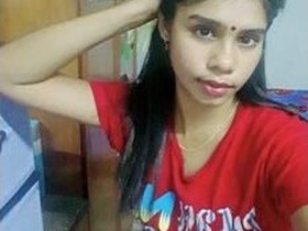 Horny Tamil girl teases in full nudity