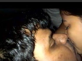 Telugu girlfriend gets her big tits sucked and exposed