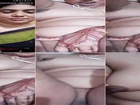 Desi girl flaunts her big tits and pussy in explicit video