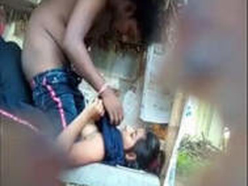 Couple's public sex escapade in a small village