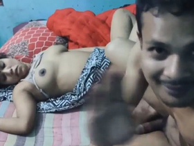 Indian couple's home video of passionate sex