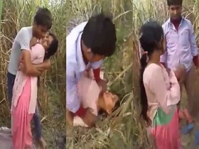 Indian bhabhi indulges in outdoor group sex in this sexy video