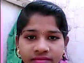 Village girl flaunts her big tits and naughty pussy